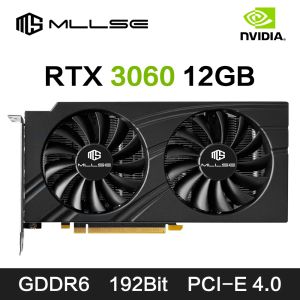 MLLSE RTX 3060 12GB Graphics Card GDDR6 192Bit PCI Express 4.0 ×16 8Pin NVIDIA GPU Rtx 3060 Gaming Video Card Placa De Video