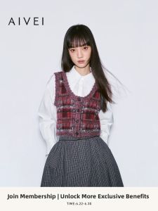 AIVEI | Vintage Literary Star-endorsed Knitted Vest