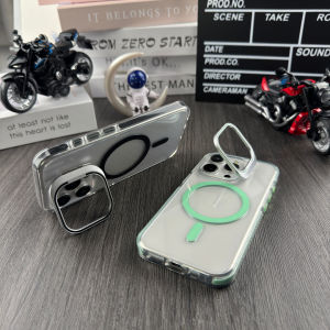 Magsafe Invisible Stand Phone Case for  12 13 14P 15Pro Max 16 Magnetic Absorption Wireless Charging Full Cover Protective Shell