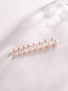 ZHOU LIU FU 周六福 ต่างหูทองคำ 75% 18K ต่างหูมุกน้ำจืดธรรมชาติ X099410