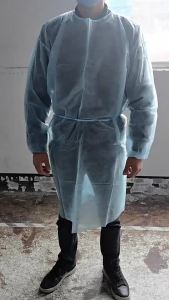20PC Coveralls Non-woven Isolation Clothing Universal Anti-Spitting Anti-Stain Nursing Gown Hazmat Suit A5
