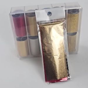 Phim Ép Nhiệt Tạo Hiệu Ứng Gợn Sóng Vàng Bạc Holographic 4x20cm/4x100cm Thiết Kế Mới Dành Cho Mồi Câu Cá
