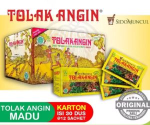 TOLAK ANGIN CAIR+MADU Sido Muncul 1 Karton Isi 30 Box(30pcs x 15ml)