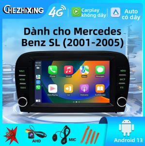 Đầu Phát Đa Phương Tiện Ô Tô Android 13 Màn Hình 7 Inch Cho Mercedes Benz SL 2001-2005 2DIN Hỗ Trợ Carplay Định Vị Hệ Thống Âm Thanh Stereo RAM 2GB ROM 8GB
