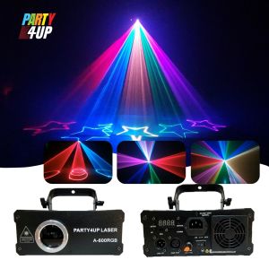 Party4up Laser Full Color Animation A-600RGB เพลงเมชั่น 7 สี เลเซอร์ผับ ไฟเลเซอร์ปาร์ตี้ ไฟผับ มีรับประกันสินค้า แสงสวยตรงปก 100% เพื่อให้คุณสมบูรณ์และปลอดภัย