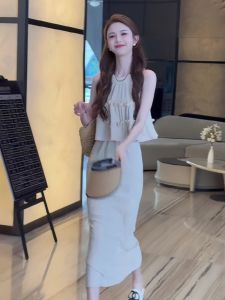Summer New Korean Style Sleeveless Slimming Womens Set
