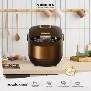 YONG MA Digital Rice Cooker 2 Liter SMC-7047/ YONGMA MAGIC COM 2L SMC7047 7047