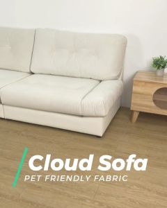 Furniture Direct CLOUD 3 Seater Pet Friendly Sofa-Ins style sofa