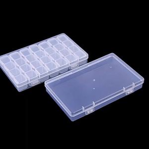 Nail Art Sotrage Box Case Rhinestones Gems Jewelry Beads PlasticEContainer Nails Accessories Empty Container DIY Manicure Tools