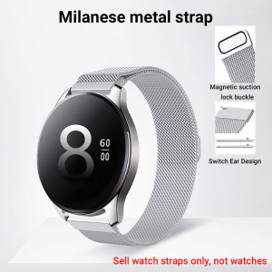 Milanese Loop Stainless Steel Watch Strap Magnetic Metal Band for Apple Watch Ultra 2/1 Series 9 8 7 SE Samsung Huawei GT3 Amazfit 38-49mm⚡PH deliveryIn stock⚡