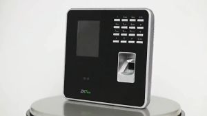 ZKTECO Time Attendance Machine Biometric Face Fingerprint Recognition Office Time Card Record Clock Punch All-in-One Employee Sign-in Reader with Free Software for Businesses