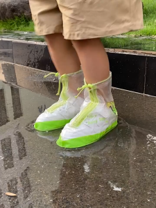 Kids Rain Boots Cartoon Shoe Cover for Boys and Girls Thicken Non-Slip Waterproof Outdoor Shoe Cover