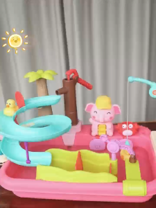 【จัดส่งจากกรุงเทพฯ】ของขวัญเด็ก คู่มือ เครื่องล้างจาน ของเล่นในครัว บ้านเล่นเด็ก ตกปลาในน้ำ สระน้ำ สวนน้ำ