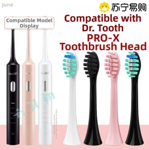Electric Toothbrush Head for Doctor Dental Professional PRO-X Replacement Brush Head Deep Cleaning Adult Hardness Grade