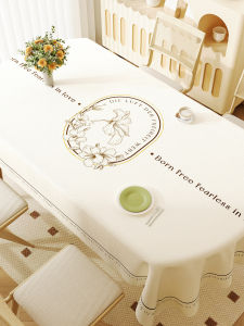 MEIFANJU | French Oval Easy Clean Oil-Resistant Waterproof Tablecloth