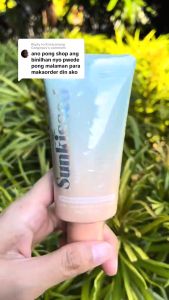 FIIO FISHION BAREFACED Sunkissed Illuminating Sunscreen SPF50+ PA+++ collagen niacinamide 50g whitening sunscreen