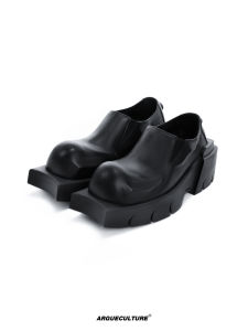 Original ArguE CulturE Derby Thick Bottom Shoes round Toe Low Cut Leather Mens Casual Fashion Sneakers High Rise Heightening