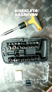 BUILDMATE Lotus 26PCS T-Handle Wrench Screwdriver Set Screw & Socket Bits Screw Driver Tools LTHT26STH - LHT