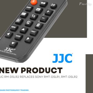 JJC RM-DSLR2 Wireless Remote For Sony A6000 A77II a7 a7R NEX 5T A99 A57 NEX 5R NEX 6 A65 A77 NEX 5N NEX 7 A290 A390 A450 A560 A580 A33 A55 NEX5 A230