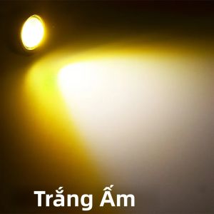10PCS 18mm Đèn LED Tự Động Đa Màu Kiểu Mắt Đại Bàng Vỏ Bạc Đèn Chạy Ban Ngày Xi Nhan Đèn Lùi Đèn Sương Mù Chống Nước 2400LM