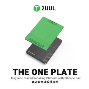 2UUL BH12 The One Plate Magnetic Curved Silicone Reballing Platform Strong Magnet Heat Resistant for Phone PCB BGA Chip Repair