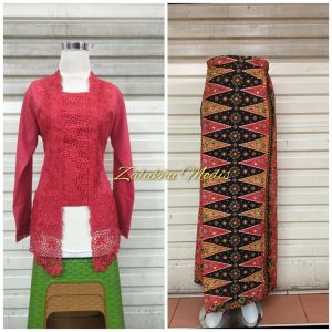 SETELAN KEBAYA KUTUBARU BIG SIZE M-5L KATUN IMA LENGAN PANJANG
