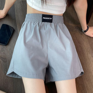 Ice Silk Shorts for Women Casual Loose Fit High Waist Running and Sports Pants Viscose Nylon Spandex Blend Lightweight Summer Wear