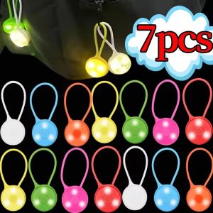 7pcs Led ba lô đèn đèn an toàn đa chức năng Xe Đạp Silicone ánh sáng với 3 chế độ đêm đi xe đạp đi bộ đường dài vòng cổ cho thú cưng