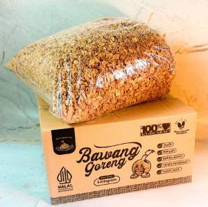 Bawang Goreng Asli Kiloan 5 Kg Premium 01% Tepung Fried Onion Asli Brebes Premium Bersih Higenis