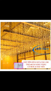 Đèn thả rèm mành 6m 8m 12m 16m mét LED Trang Trí Ngoài Trời Trang Trí Sự Kiện Nhà Cửa Sảnh Quán Cafe
