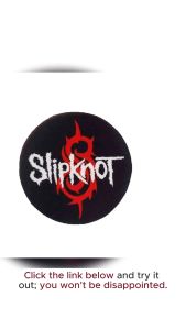 SLIPKNOT BAND IRON ON PATCHES
