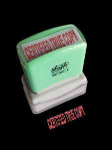 Certified True Copy Original Urgent Cancelled Approved Paid Seal Financial Seal Calligraphy Font Regular Script Size 10*40