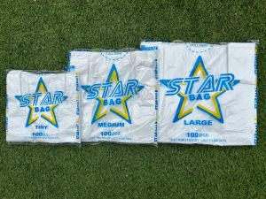 Sando Bags 100 PCS- White and Clear