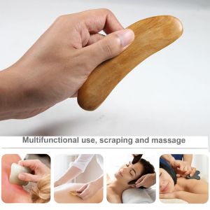 1Pcs Gua Sha Massage ToolWood Therapy Massage Tools - Anti Cellulite MassagerScraping BoardGuaSha Tool for Neck Body Shaping