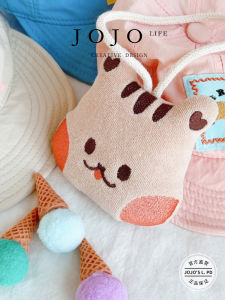 Purple Embroidered Bear Doll Name Tag Pillow Accessory by Jojos L. Pd Chinese Manufacturer Small Bear Plush Toy