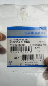 Baud Bleeding Shimano Hydraulic Shifter Bleed Screw & O Ring R9120 Bicycle Empire
