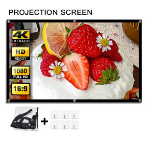 60-150 inch portable projection screen foldable for easy carrying high-definition projection screen for home use.