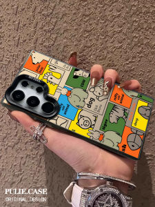 Personalized Silicone Phone Case for Samsung S24 Ultra S23+ Anti-Fall Creative Fun Postcard Animal Cartoon Soft Gradient Female Male Protective Cover