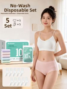 CHUYISHENG | Pure Cotton Disposable Underwear for Teen Girls