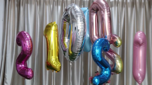 16" Rose Gold Number Balloons for Birthday & Party Decorations