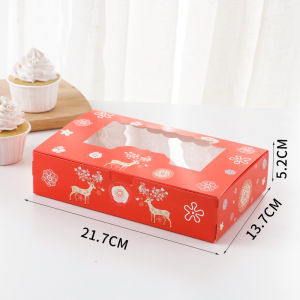 Daifuku Packing Box Green Bean Cake/6 PCs 63-80G Egg Tart/Nougat/Puff/Pack 10 PCs