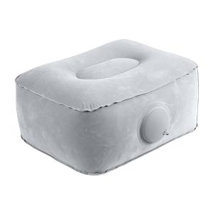 Inflatable Foot Rest Pillow for Travel Portable Under Seat Foot Rest for Office Home Trains Cars Concert Heightening Seat