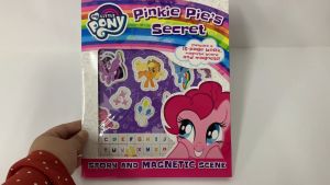My Little Pony Pinkie Pies Secret with Storybook & Magnetic Board & Magnets for Kids to Play & Create Stories