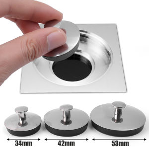 3 Sizes Stainless Steel Sink Plugs Universal Bathtub Drain Stopper Washbasin Bathroom Water Stoppers Caps