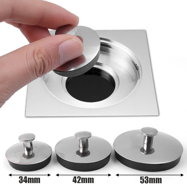 3 Sizes Stainless Steel Sink Plugs Universal Bathtub Drain Stopper ...