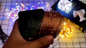 7/12/22/32M 300led Lampu Solar Light Fairy Light 8 Lighting Mode Outdoor Waterproof Solar led light strip