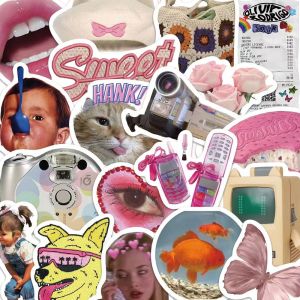 New 475-Piece Retro Waterproof Stickers Girls Millennium INS Style Decorative High-End Feeling No Repetition Best-Selling