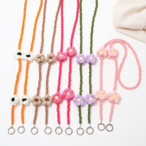 AFLRU สายรัดหรูหรามีสไตล์ลูกปัดทำด้วยมือสำหรับสายชาร์จมือถือเคสโซ่โทรศัพท์ Tali Bahu ฤดูใบไม้ร่วง/ฤดูหนาวหรูหราสง่างามเครื่องประดับโทรศัพท์