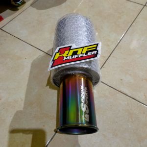 Knalpot spoon sport rainbow buat mobil bensin