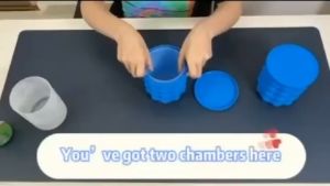 Pencetak Es Batu Ice Cube Maker 3D Silicone Mold